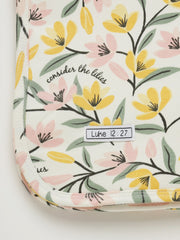 Holy Pals Blankets Consider the Lilies Blanket Cotton