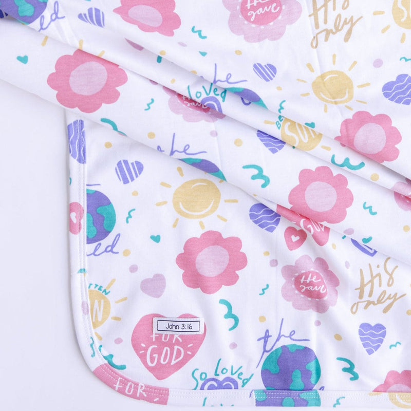 Holy Pals Blankets For God So Loved The World Swaddle Cotton