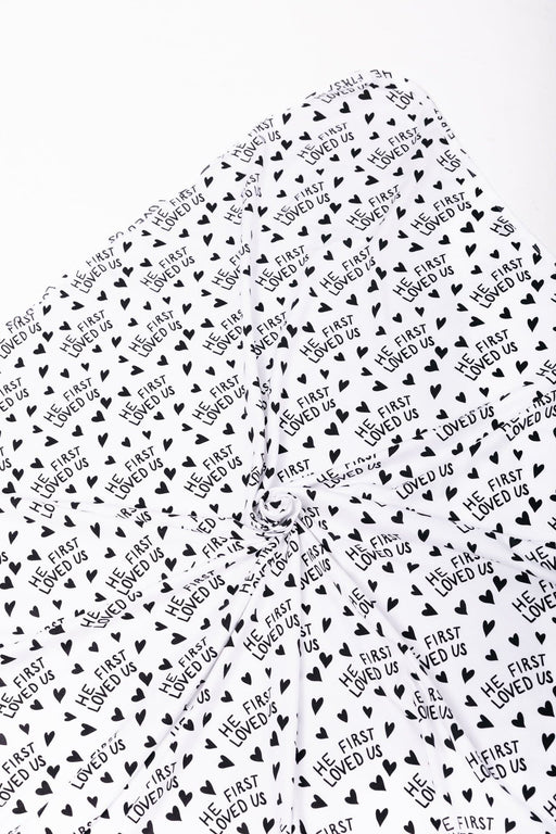 Holy Pals Blankets He First Loved Us Swaddle Cotton