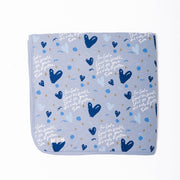 Holy Pals Blankets John 3:16 Blue Blanket Bamboo
