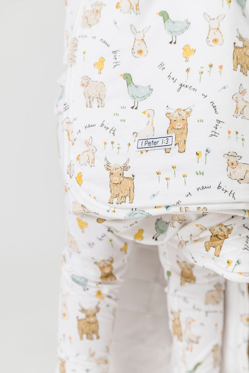 Holy Pals Blankets New Birth Blanket Bamboo