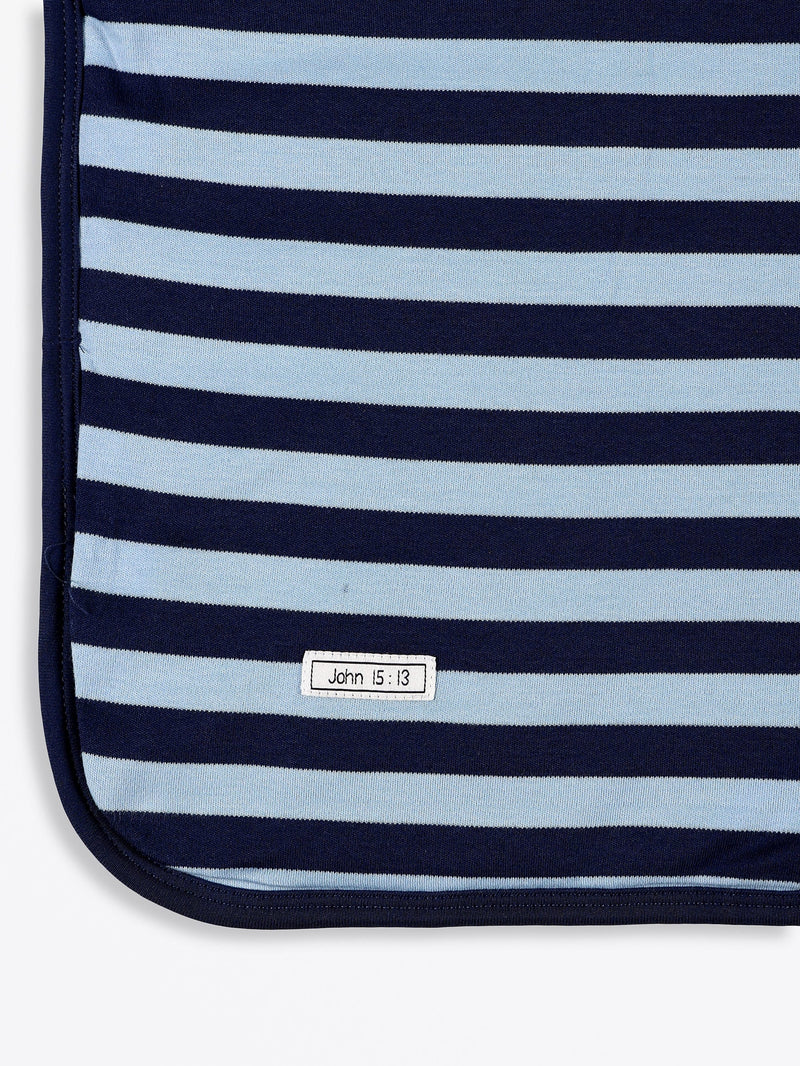 Holy Pals Blankets No Greater Love Blue Blanket Cotton