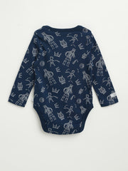 Holy Pals Bodysuit David & Goliath Sailor Blue Long Sleeve Bodysuit Cotton