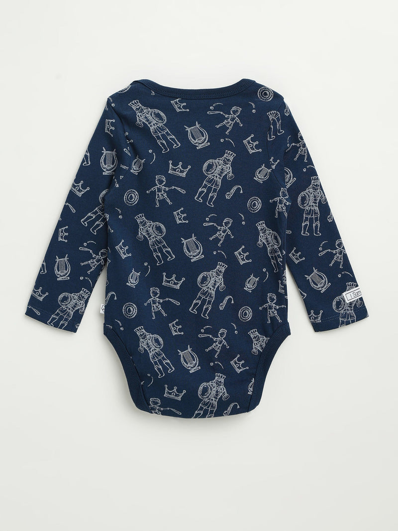 Holy Pals Bodysuit David & Goliath Sailor Blue Long Sleeve Bodysuit Cotton