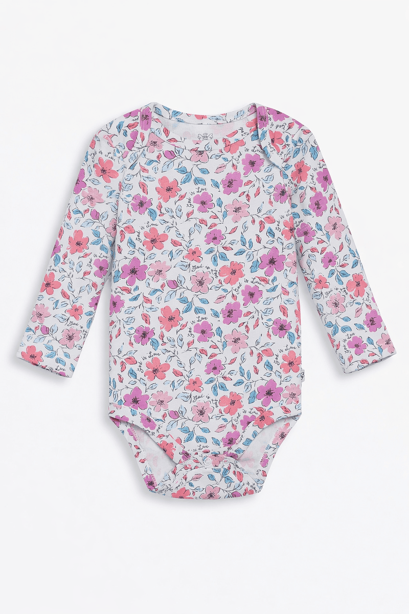 Holy Pals Bodysuit God is Love Long Sleeve Bodysuit Cotton