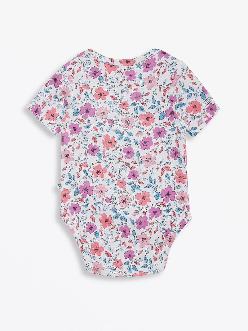 Holy Pals Bodysuit God is Love Short Sleeve Bodysuit Cotton