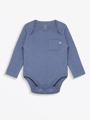 Holy Pals Bodysuit Infinity Prayer Pocket Long Sleeve Bodysuit Cotton