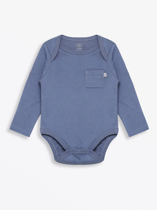 Holy Pals Bodysuit Infinity Prayer Pocket Long Sleeve Bodysuit Cotton