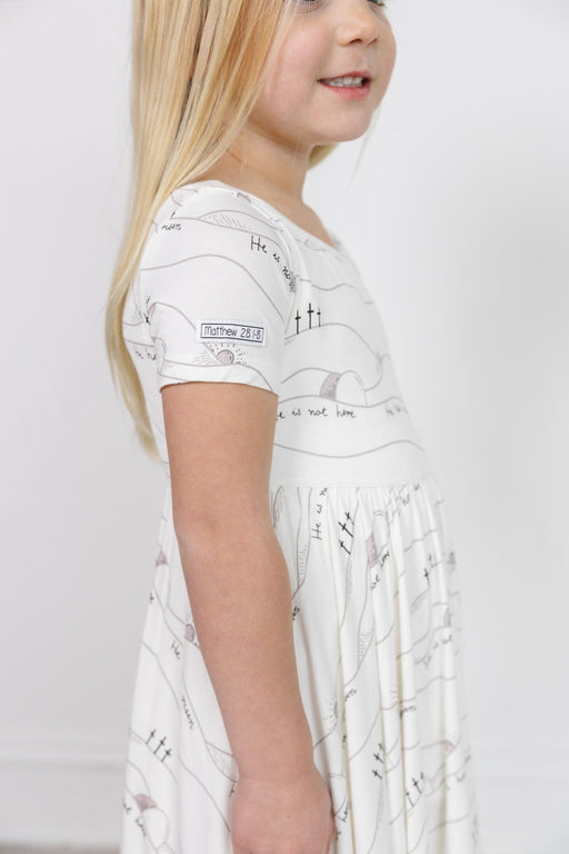 Holy Pals Dress Early Sunday Morning Twirl Dress Bamboo