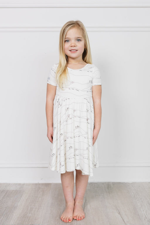 Holy Pals Dress Early Sunday Morning Twirl Dress Bamboo