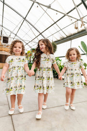 Holy Pals Dress He Is Risen Short Sleeve Twirl Dress Cotton