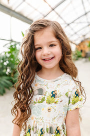 Holy Pals Dress He Is Risen Short Sleeve Twirl Dress Cotton
