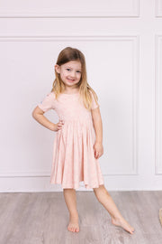 Holy Pals Dress Salvation Garden Pink Twirl Dress Bamboo