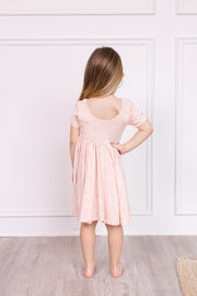 Holy Pals Dress Salvation Garden Pink Twirl Dress Bamboo