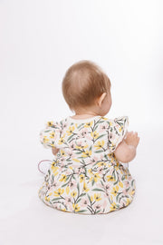 Holy Pals Dresses Consider the Lilies Short Sleeve Twirl Dress Bodysuit Cotton