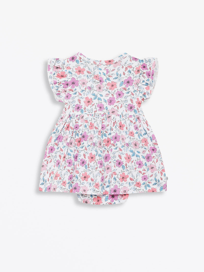 Holy Pals Dresses God is Love Short Sleeve Twirl Dress Bodysuit Cotton