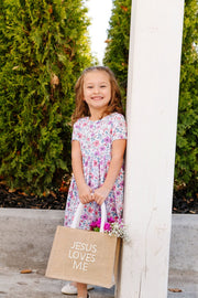 Holy Pals Dresses God is Love Short Sleeve Twirl Dress Cotton
