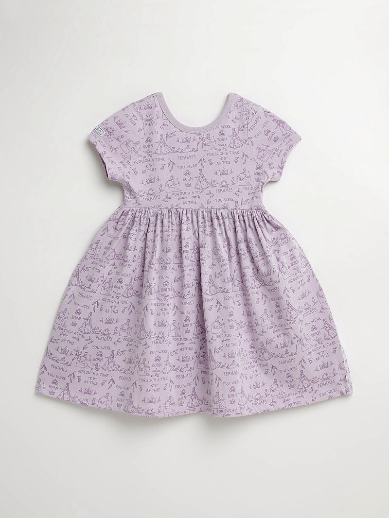 Holy Pals Dresses Queen Esther Lavender Twirl Dress Cotton