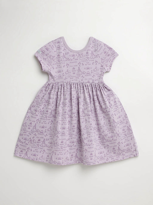 Holy Pals Dresses Queen Esther Lavender Twirl Dress Cotton