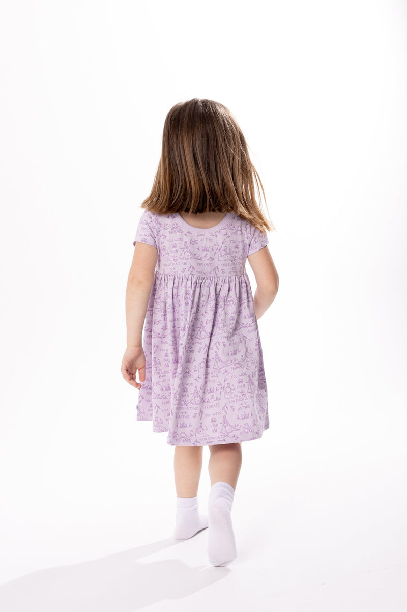 Holy Pals Dresses Queen Esther Lavender Twirl Dress Cotton
