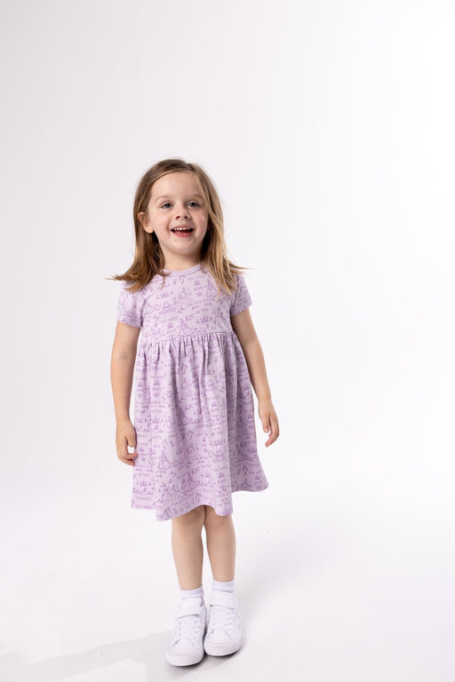 Holy Pals Dresses Queen Esther Lavender Twirl Dress Cotton