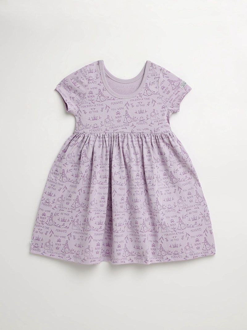 Holy Pals Dresses Queen Esther Lavender Twirl Dress Cotton