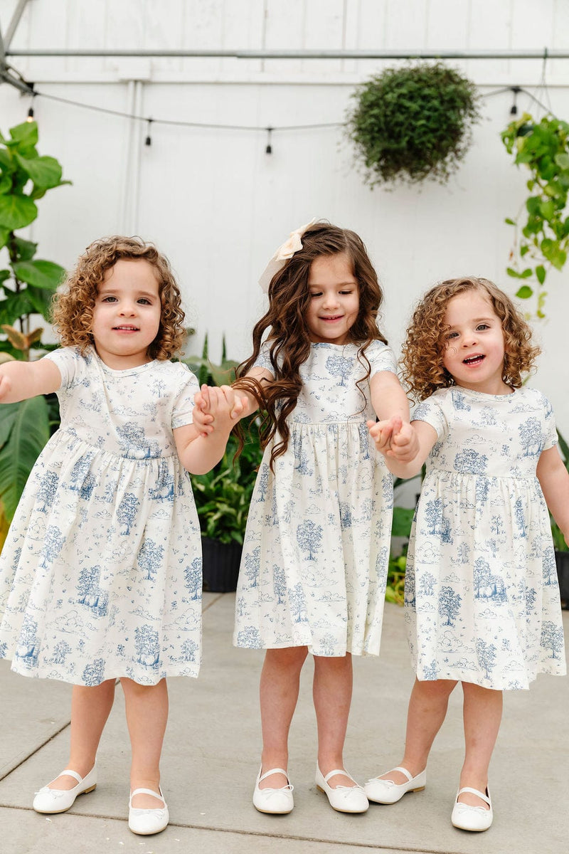 Holy Pals Dresses The Empty Tomb Short Sleeve Twirl Dress Bodysuit Cotton