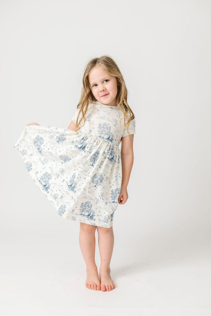 Holy Pals Dresses The Empty Tomb Short Sleeve Twirl Dress Cotton