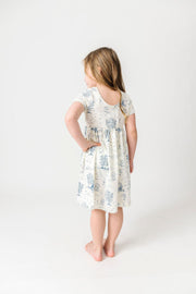 Holy Pals Dresses The Empty Tomb Short Sleeve Twirl Dress Cotton