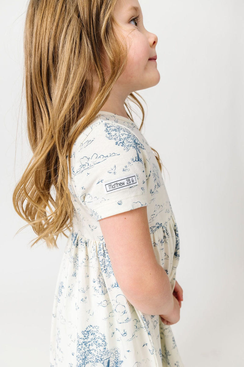Holy Pals Dresses The Empty Tomb Short Sleeve Twirl Dress Cotton