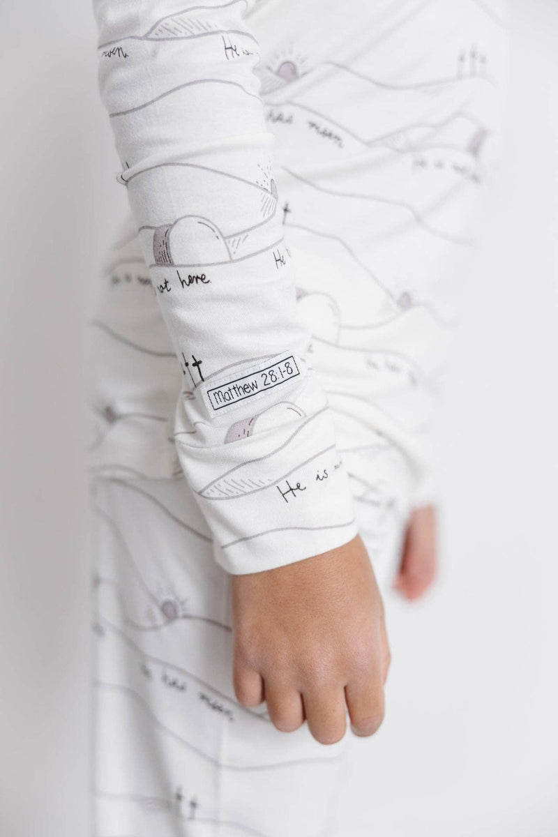 Holy Pals Early Sunday Morning PJ Long Sleeve Set Bamboo: 2