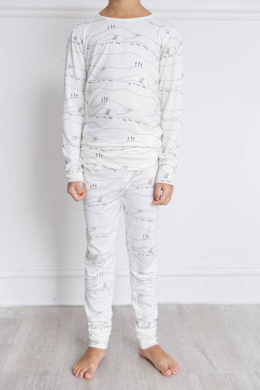 Holy Pals Early Sunday Morning PJ Long Sleeve Set Bamboo: 2