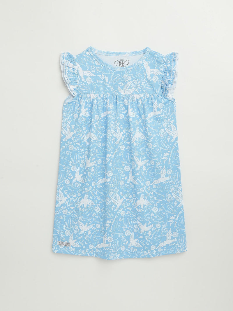 Holy Pals Girls Nightgowns Birds of the Air PJ Girls Nightgown Polyester