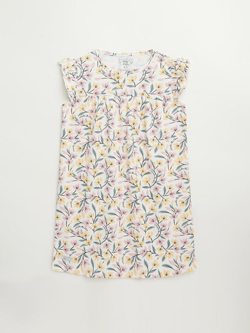 Holy Pals Girls Nightgowns Consider the Lilies PJ Girls Nightgown Polyester