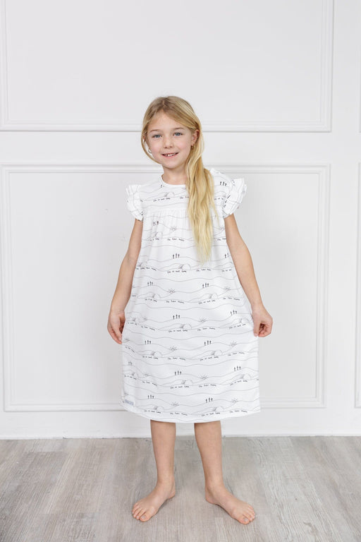 Holy Pals Girls Nightgowns Early Sunday Morning PJ Girls Nightgown Polyester