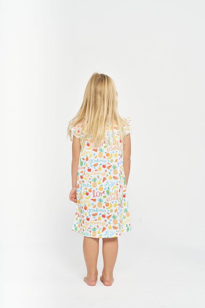 Holy Pals Girls Nightgowns Fruit of the Spirit Girls Nightgown Polyester