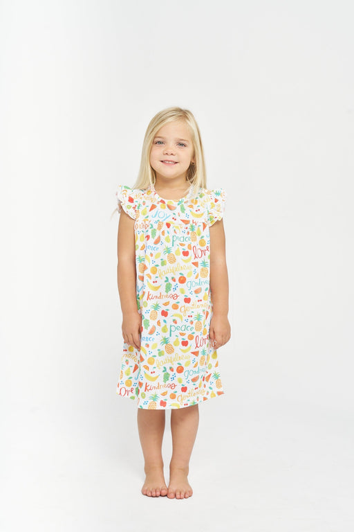 Holy Pals Girls Nightgowns Fruit of the Spirit Girls Nightgown Polyester