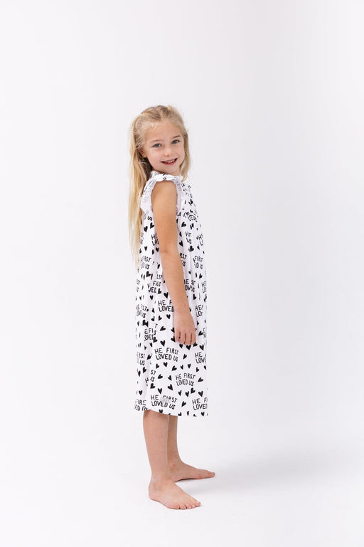Holy Pals Girls Nightgowns He First Loved Us Nightgown Polyester