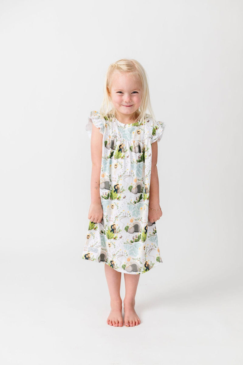 Holy Pals Girls Nightgowns He Is Risen PJ Girls Nightgown Polyester
