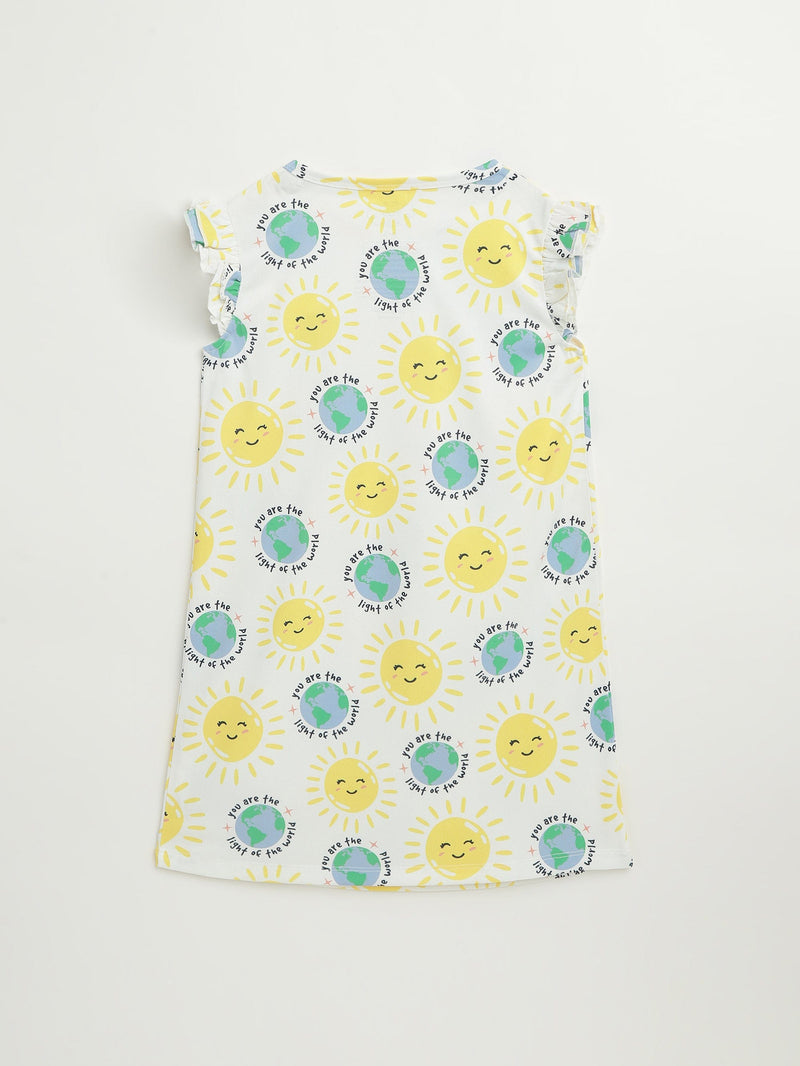 Holy Pals Girls Nightgowns Light of the World PJ Girls Nightgown Polyester