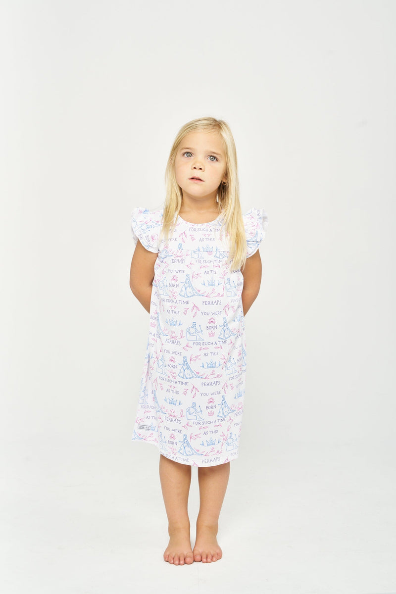 Holy Pals Girls Nightgowns Queen Esther PJ Girls Nightgown Polyester