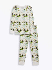 Holy Pals He Is Risen PJ Long Sleeve Set Cotton: 4