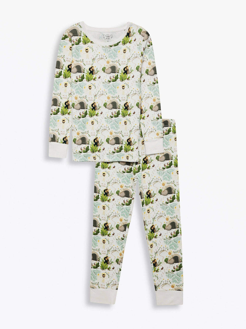 Holy Pals He Is Risen PJ Long Sleeve Set Cotton: 4