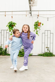 Holy Pals Jogger Eternal Life Purple Fleece Jogger