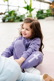 Holy Pals Jogger Eternal Life Purple Fleece Jogger