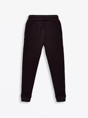 Holy Pals Jogger No Greater Love Vintage Washed Black Cotton Fleece Jogger