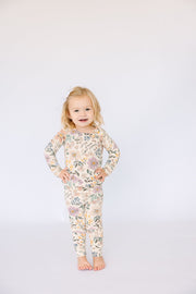 Holy Pals Long Sleeve Kids Pajama All Things Are Possible PJ Long Sleeve Set Ribbed Cotton-Bamboo Blend