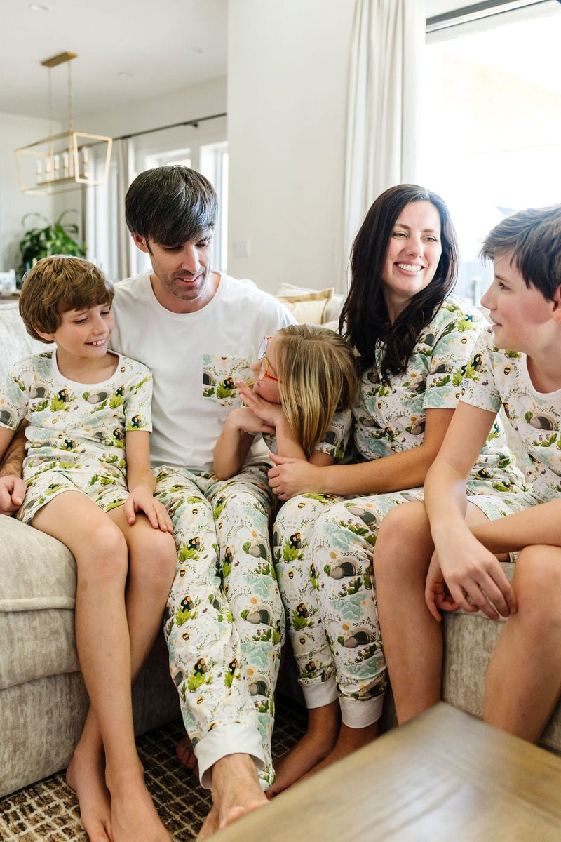 Holy Pals Men's He Is Risen Men's PJ Set Cotton