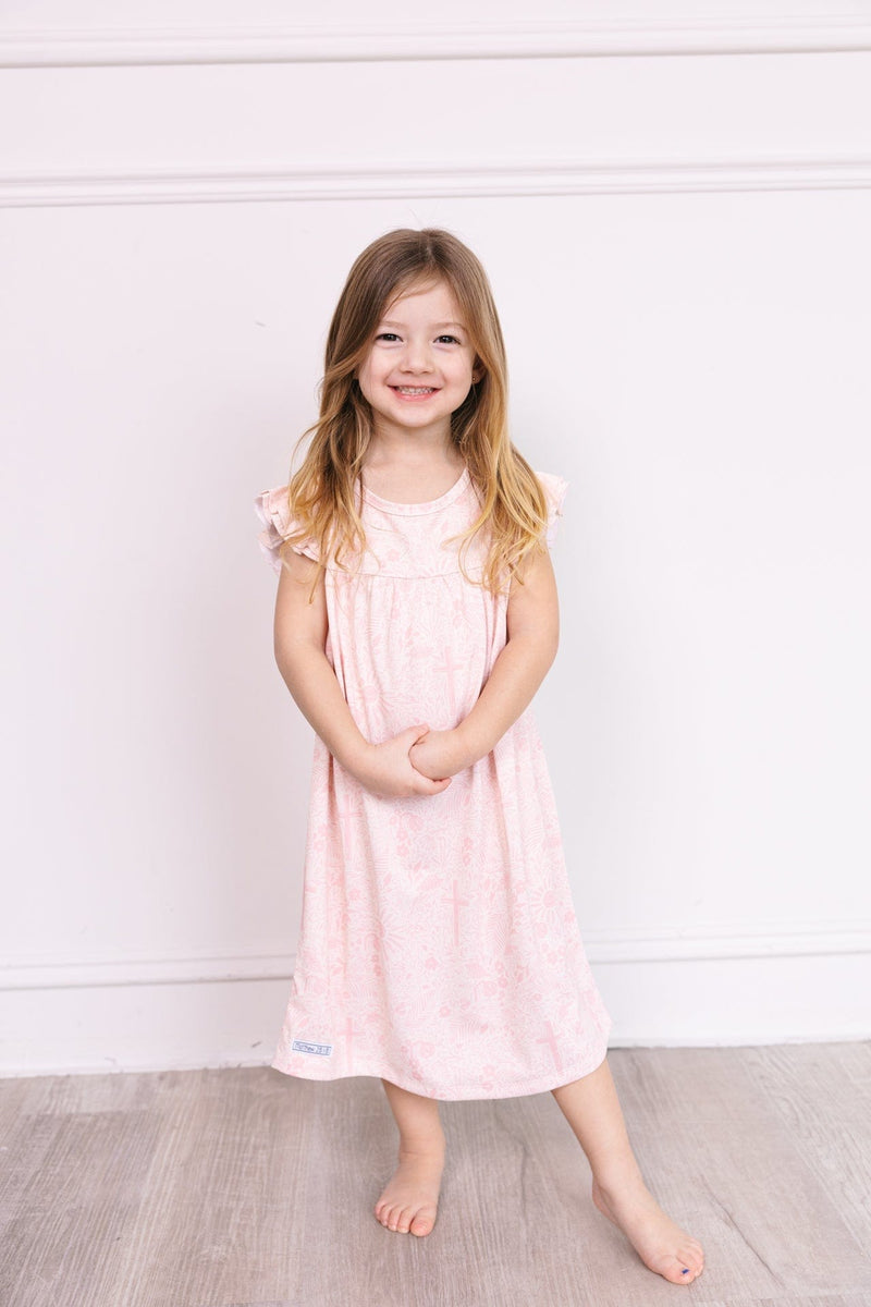 Holy Pals Nightgowns Salvation Garden Pink PJ Nightgown Polyester