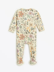 Holy Pals Onesie All Things Are Possible Footed Onesie PJ Ribbed Cotton-Bamboo Blend